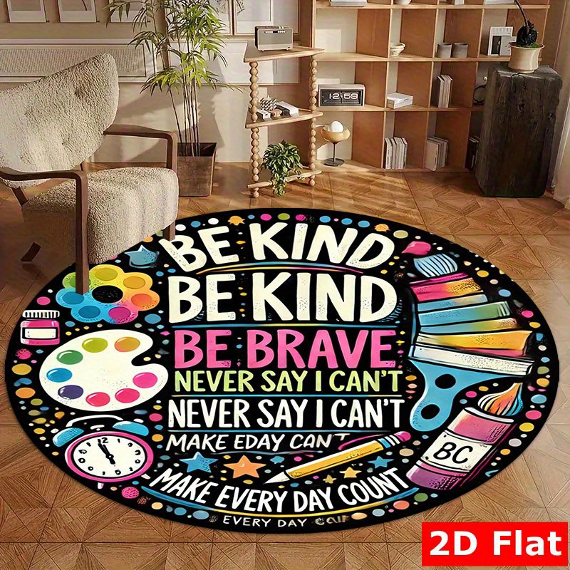 School Kids Education Quotes - Be Kind Be Brave Kutipan Motivasi
