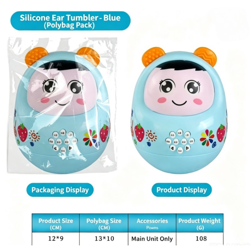 Kids Education Rhymes - Mesin Cerita Tumbler Roly Poly Biru