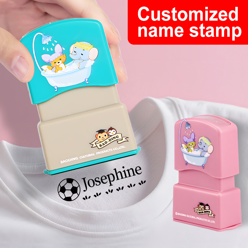 Kids Education Name - Stempel Nama Anak Yang Dipersonalisasi-Stempel Segel