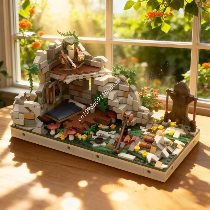 Kids Hunter Education - 1129pcs MOC Pemburu Kurcaci dan Kemahnya,