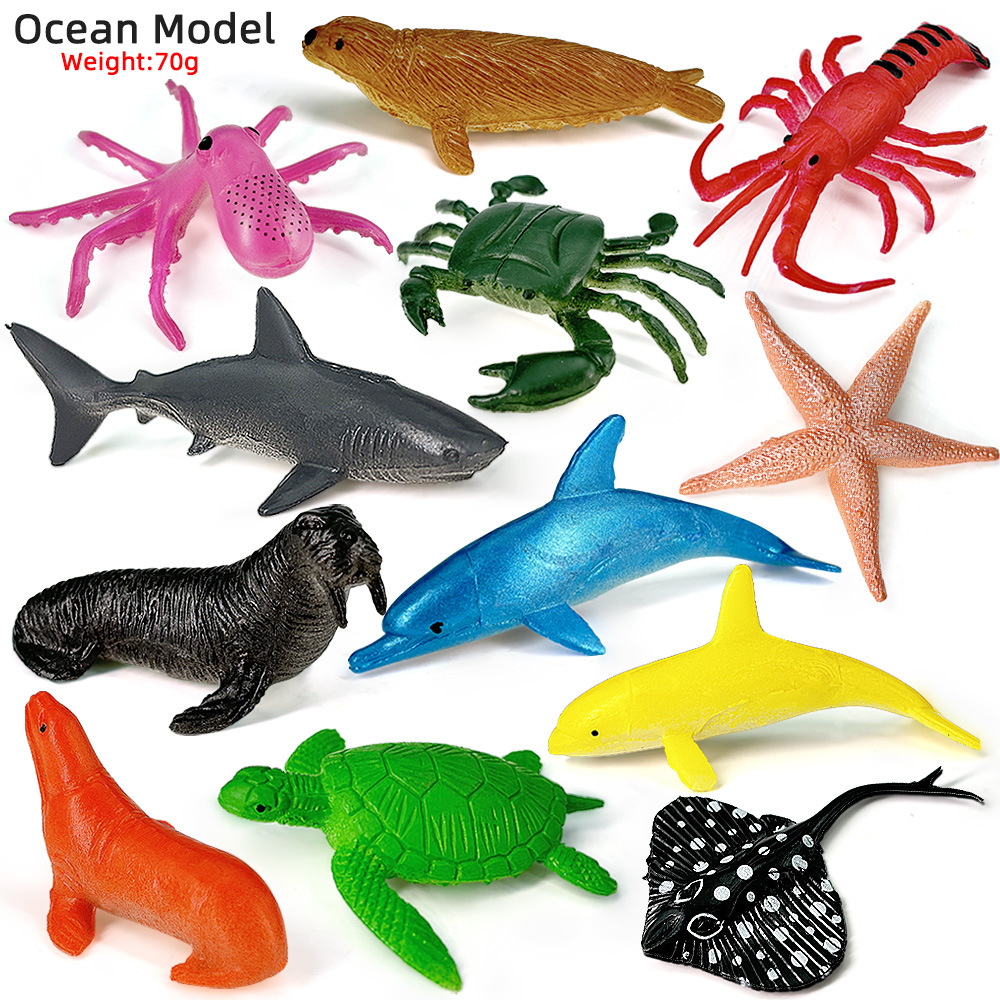 Kids Education Material - 12 Buah Set Kehidupan Laut Laut