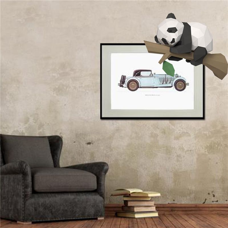 Kids Education Wallpaper - DT39 2X Model Kertas Hewan 3D,