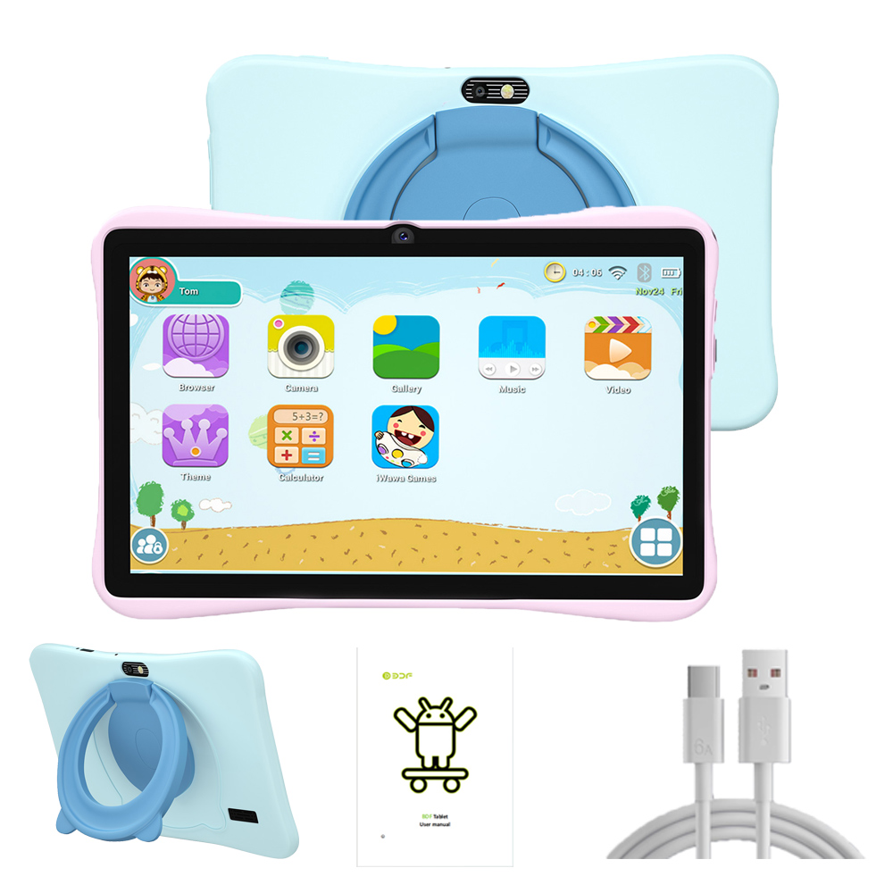 Kids Education System - Tablet Anak 7-inci 4GB+64GB, CPU Quad