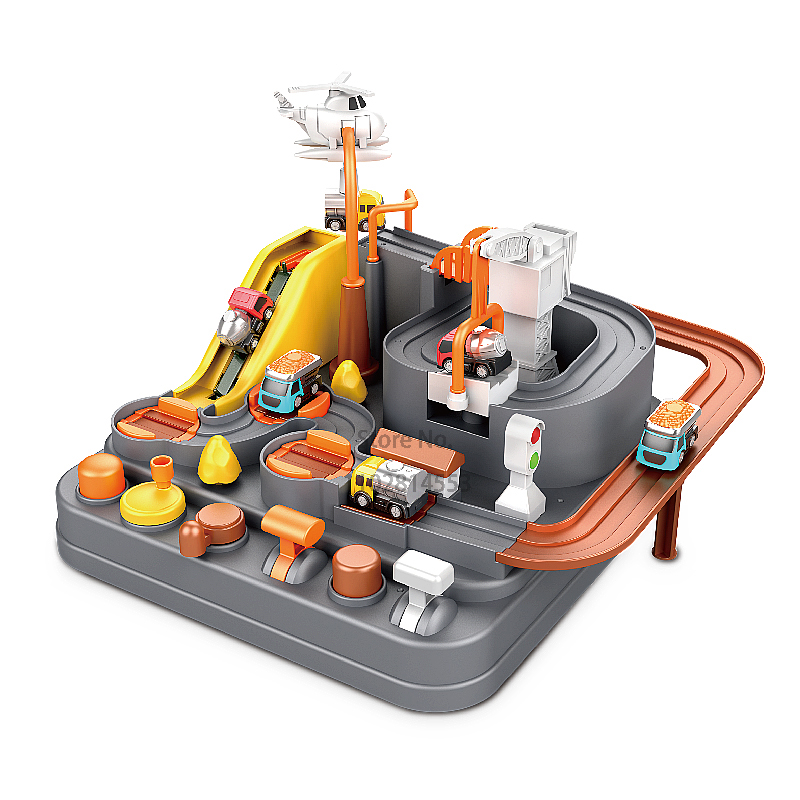 Kids Education Material - Model mobil rel balap panas, mainan