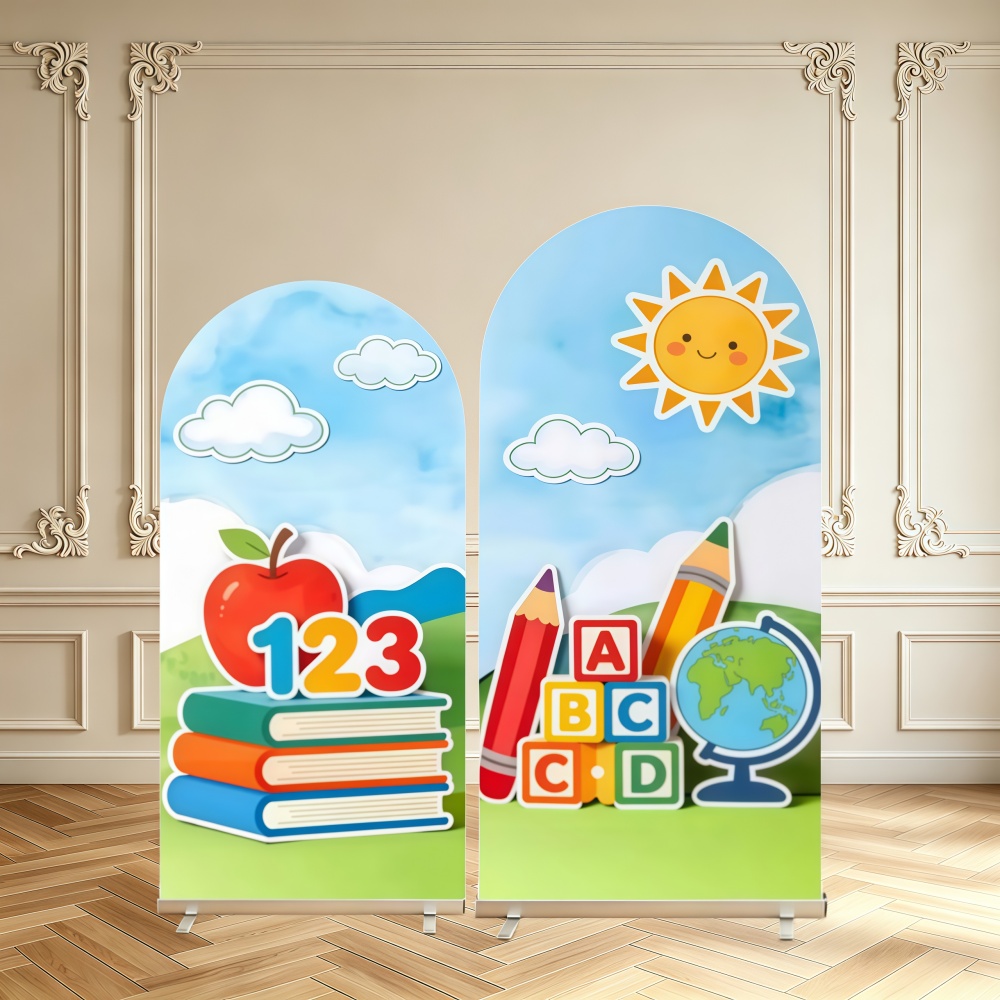 Background For Kids Education - Dekorasi Kembali Ke Sekolah, Penutup Latar