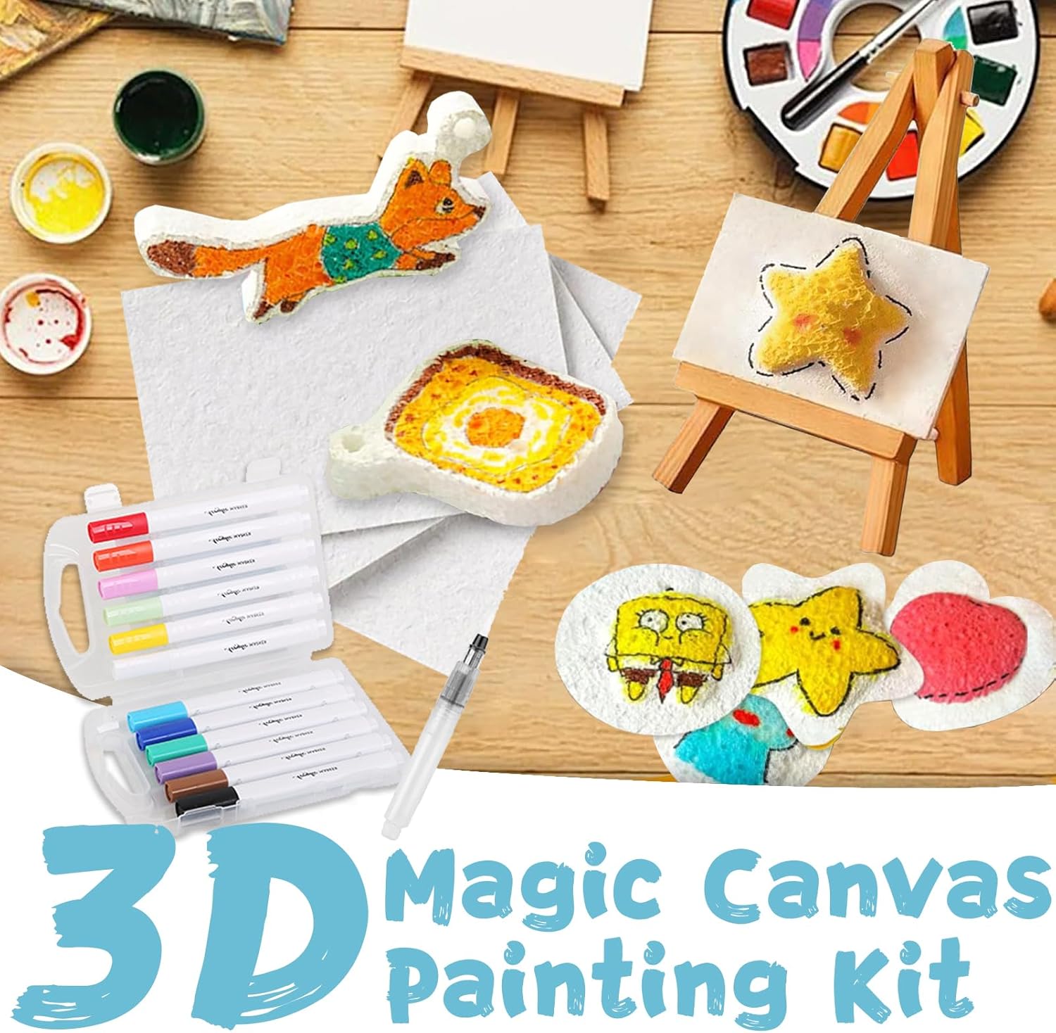 Set Kertas Lukisan Tekstur Bus - Kids Education Toys ulasan dan harga