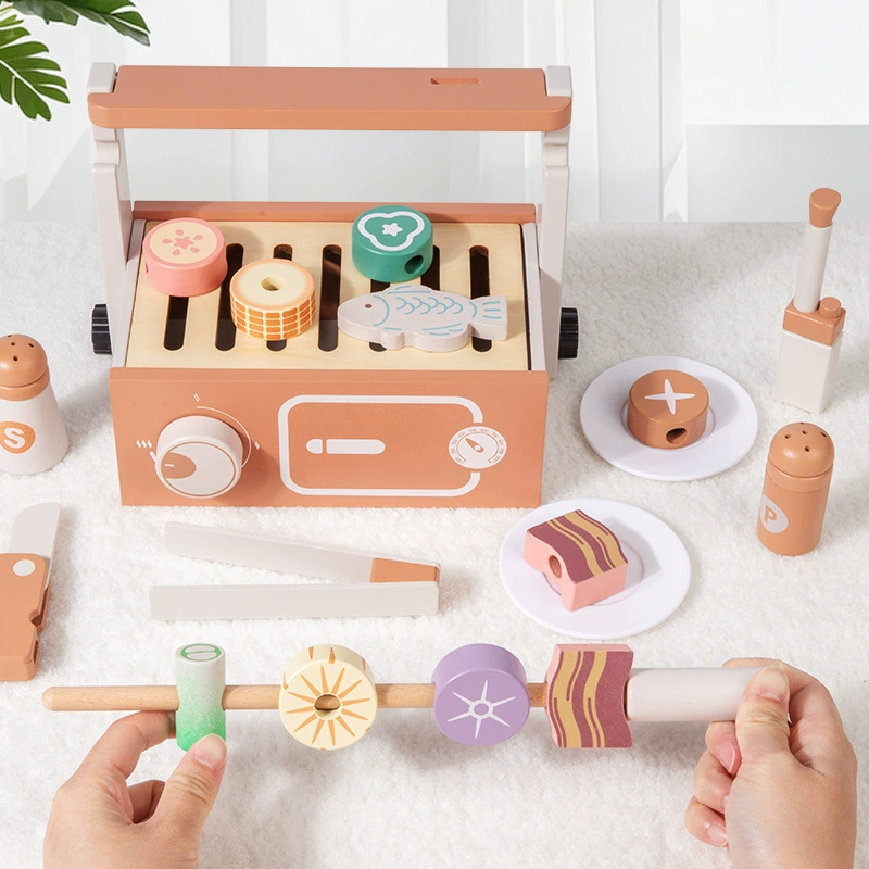 Set Panggangan BBQ Kayu untuk  - Kids Without Education ulasan dan harga