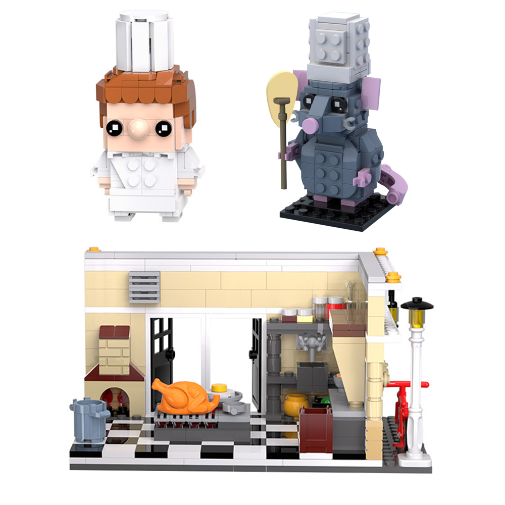 MOC Remy The Rat Bricks Movie  - Kids Education Movies ulasan dan harga
