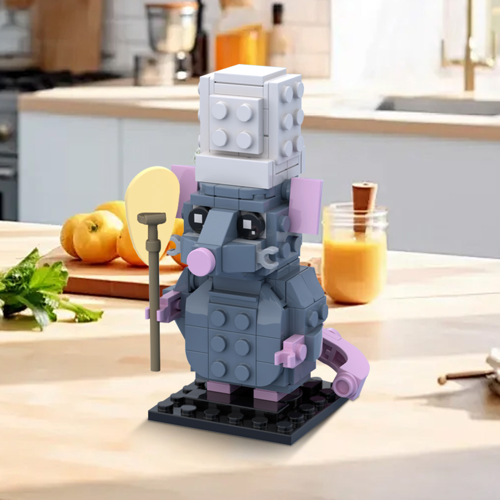 MOC Remy The Rat Bricks Movie  - Kids Education Movies ulasan dan harga