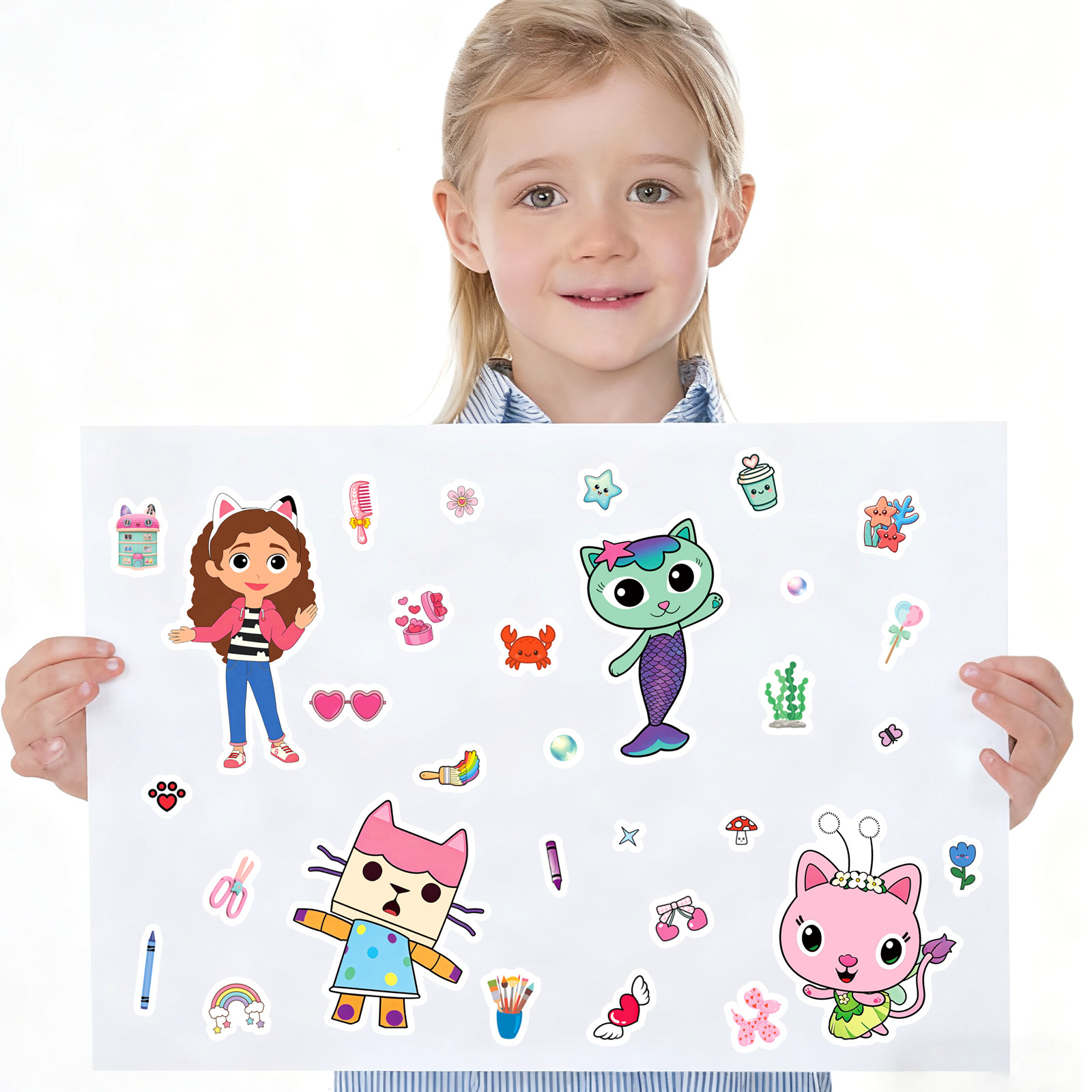 8/16 Lembar Stiker Puzzle Memb - Kids Education Material ulasan dan harga
