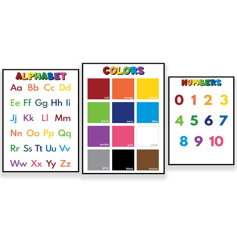 NAMA WARNA, HURUF, ANGKA untuk - Kids Education Name ulasan dan harga