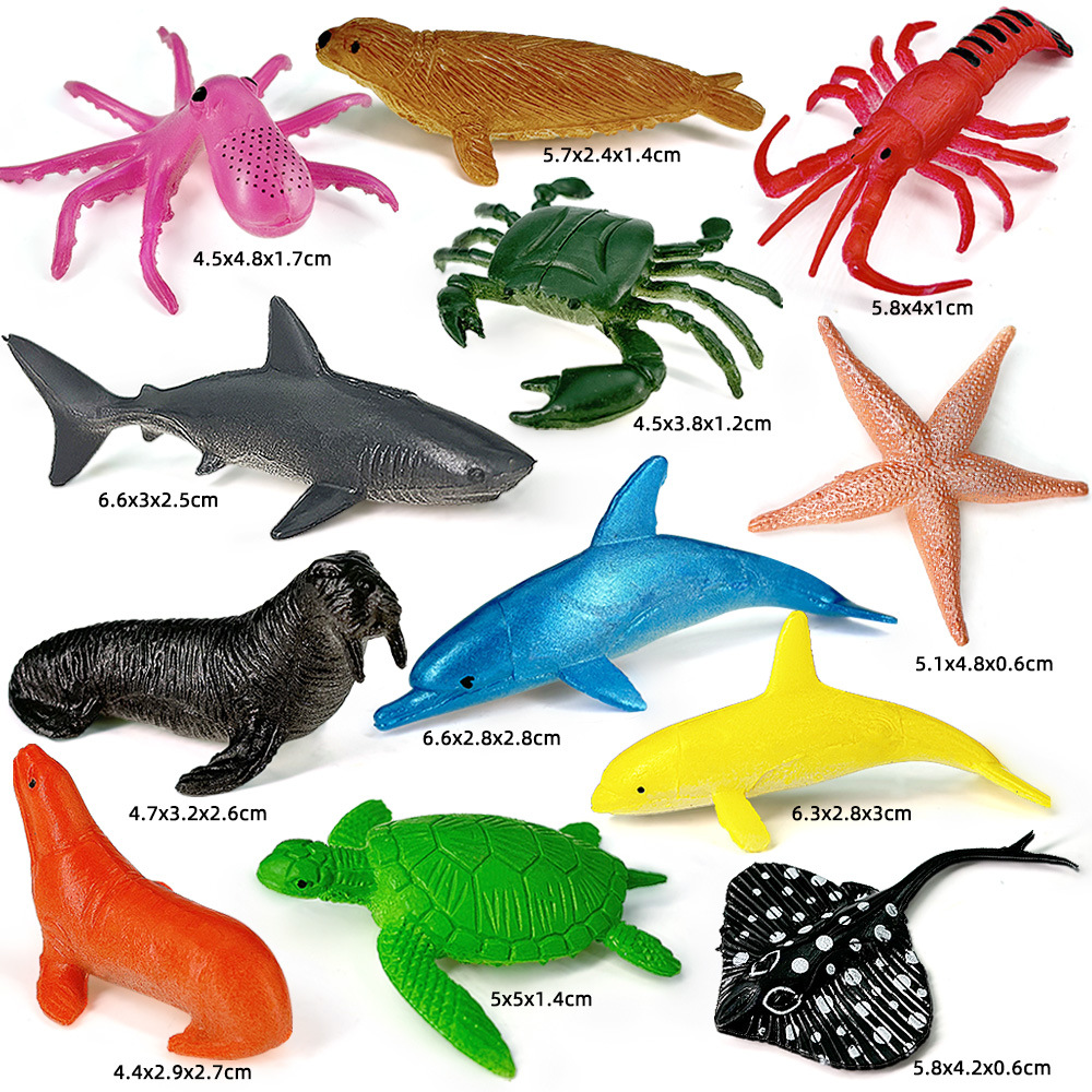 12 Buah Set Kehidupan Laut Lau - Kids Education Material ulasan dan harga