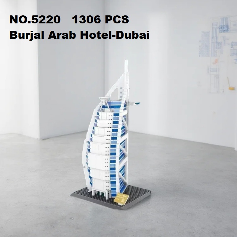 1306pcs Burjal Arab Hotel Duba - Kids Education In Dubai ulasan dan harga