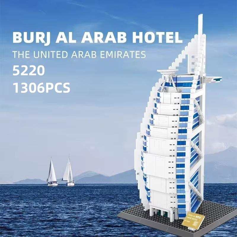 1306pcs Burjal Arab Hotel Duba - Kids Education In Dubai ulasan dan harga