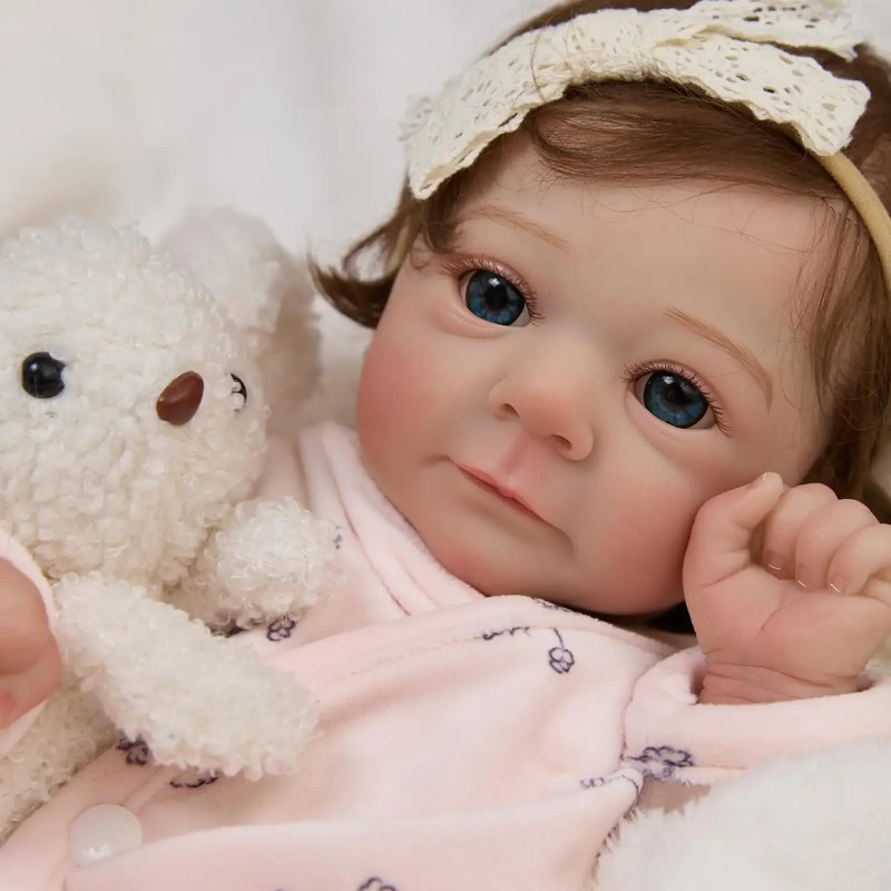 Boneka bayi perempuan realisti - Kids Education Name ulasan dan harga