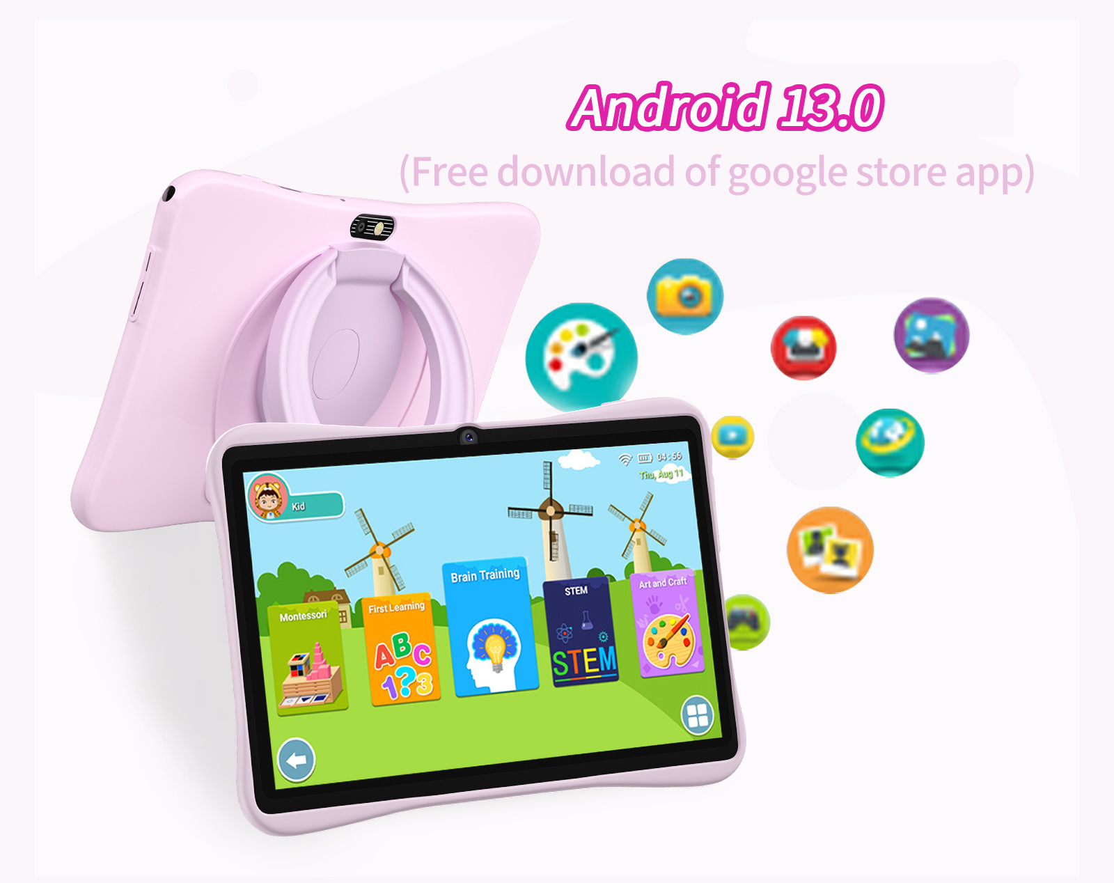 Tablet Anak 7-inci 4GB+64GB, C - Kids Education System ulasan dan harga