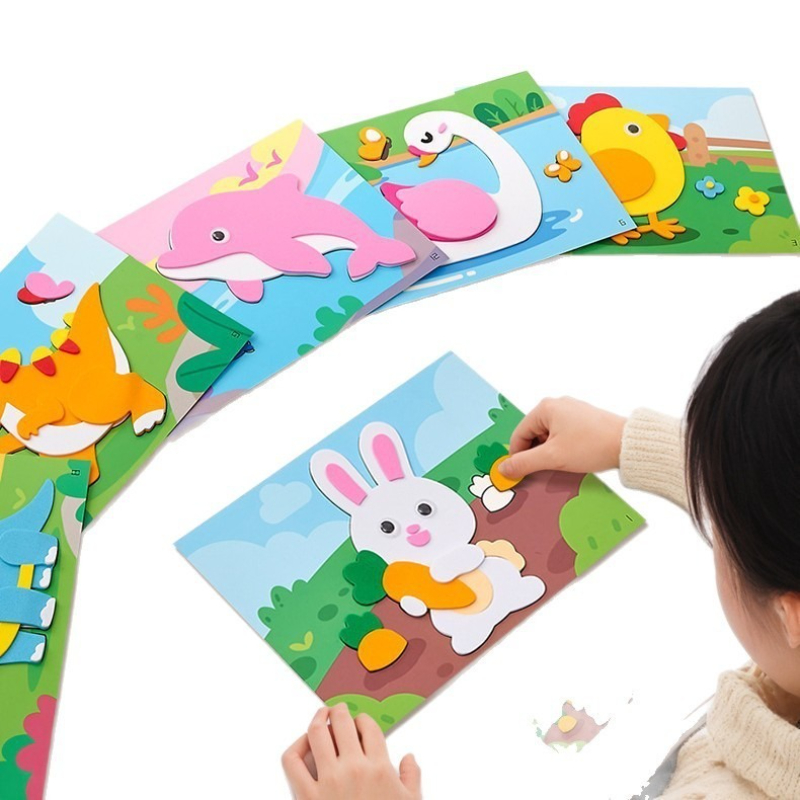 12Pcs/set Stiker Busa EVA 3D A - Kids Education Wallpaper ulasan dan harga