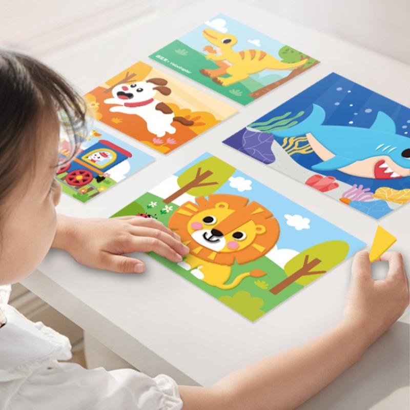 12Pcs/set Stiker Busa EVA 3D A - Kids Education Wallpaper ulasan dan harga