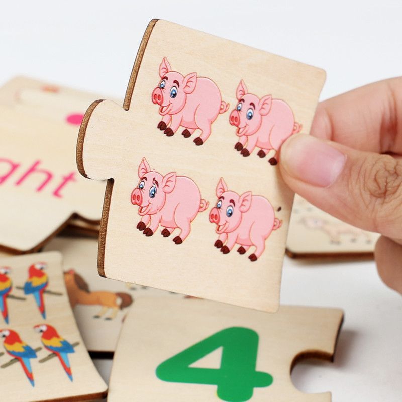 Papan Puzzle Kayu Bentuk Hewan - Kids Education Material ulasan dan harga