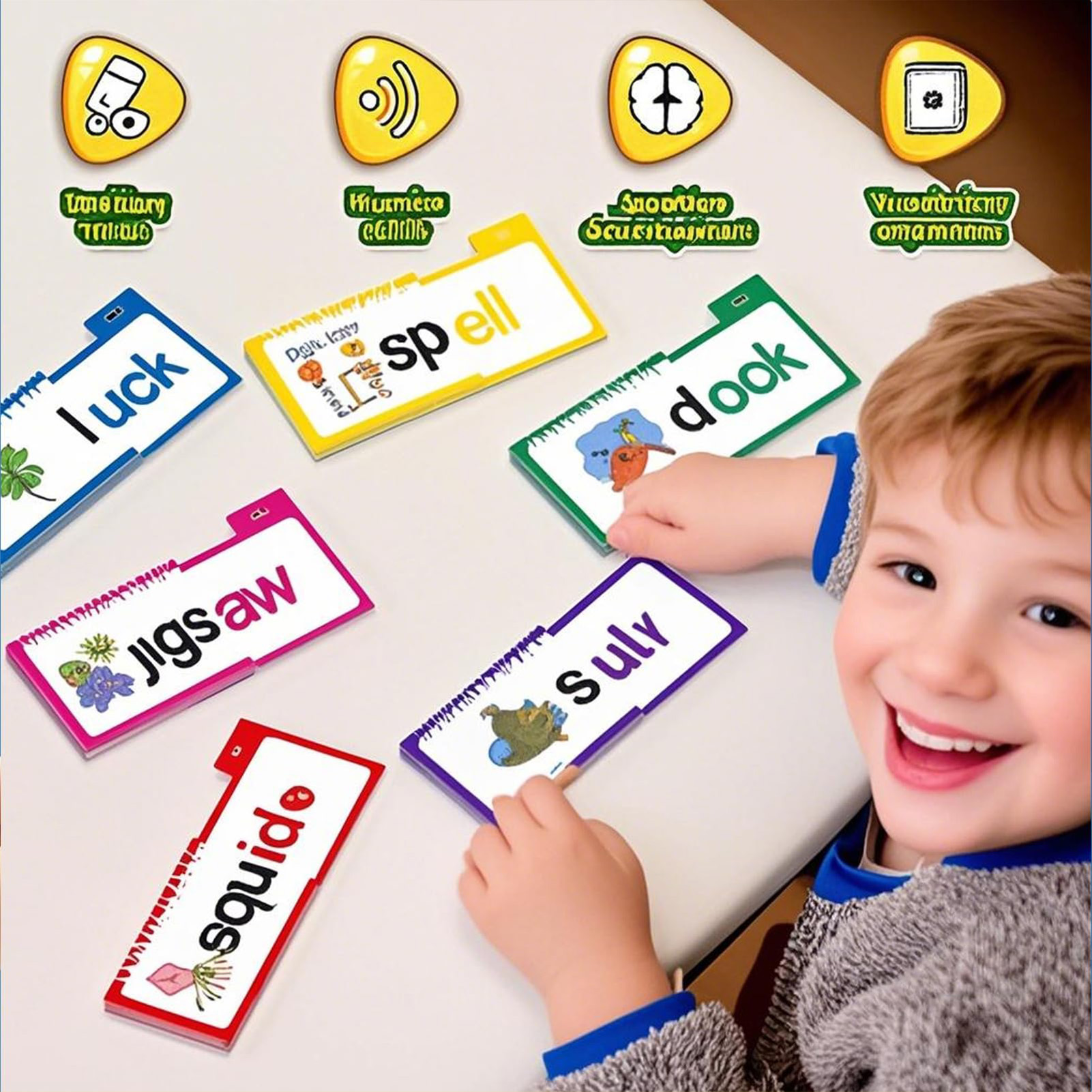 Kartu Flash Phonics Laminasi u - Kids Education Rhymes ulasan dan harga