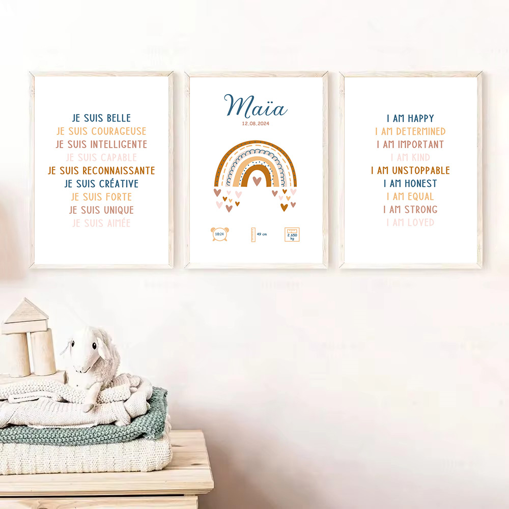 Poster nama bayi kustom kutipa - Kids Education Name ulasan dan harga