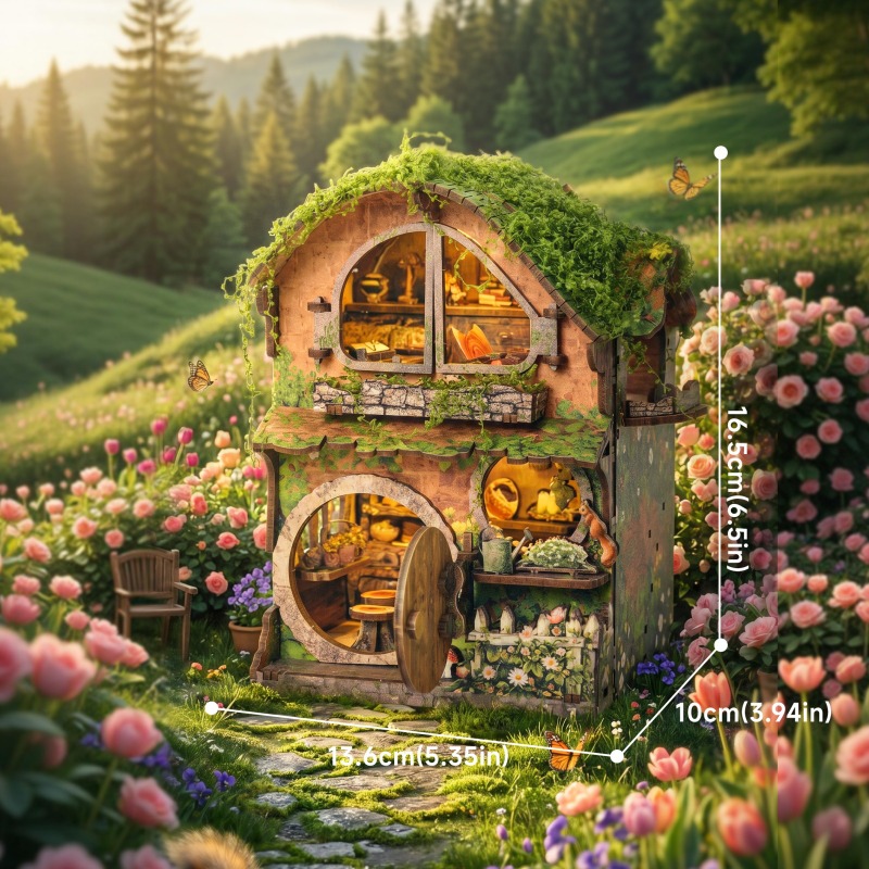 Puzzle Kayu 3D Pondok Berlapis - Kids Without Education ulasan dan harga
