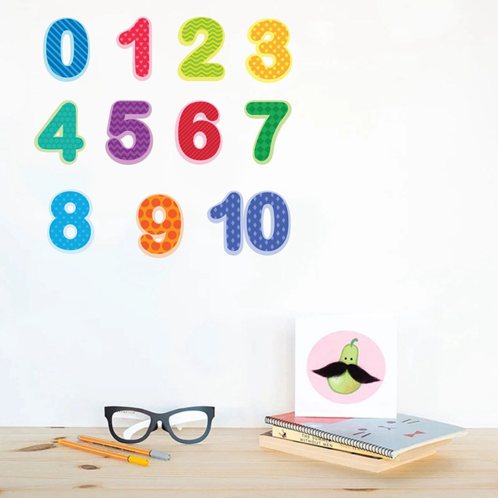 Stiker Dinding Angka Meriah ya - Background For Kids Education ulasan dan harga