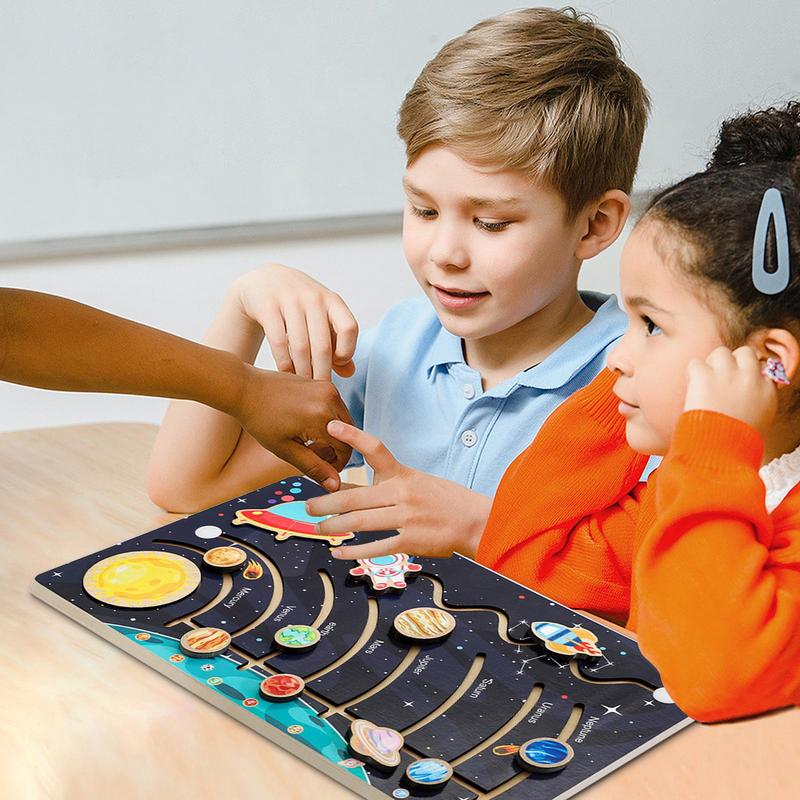 Tata Surya Model Papan Kayu Ta - Kids Education System ulasan dan harga