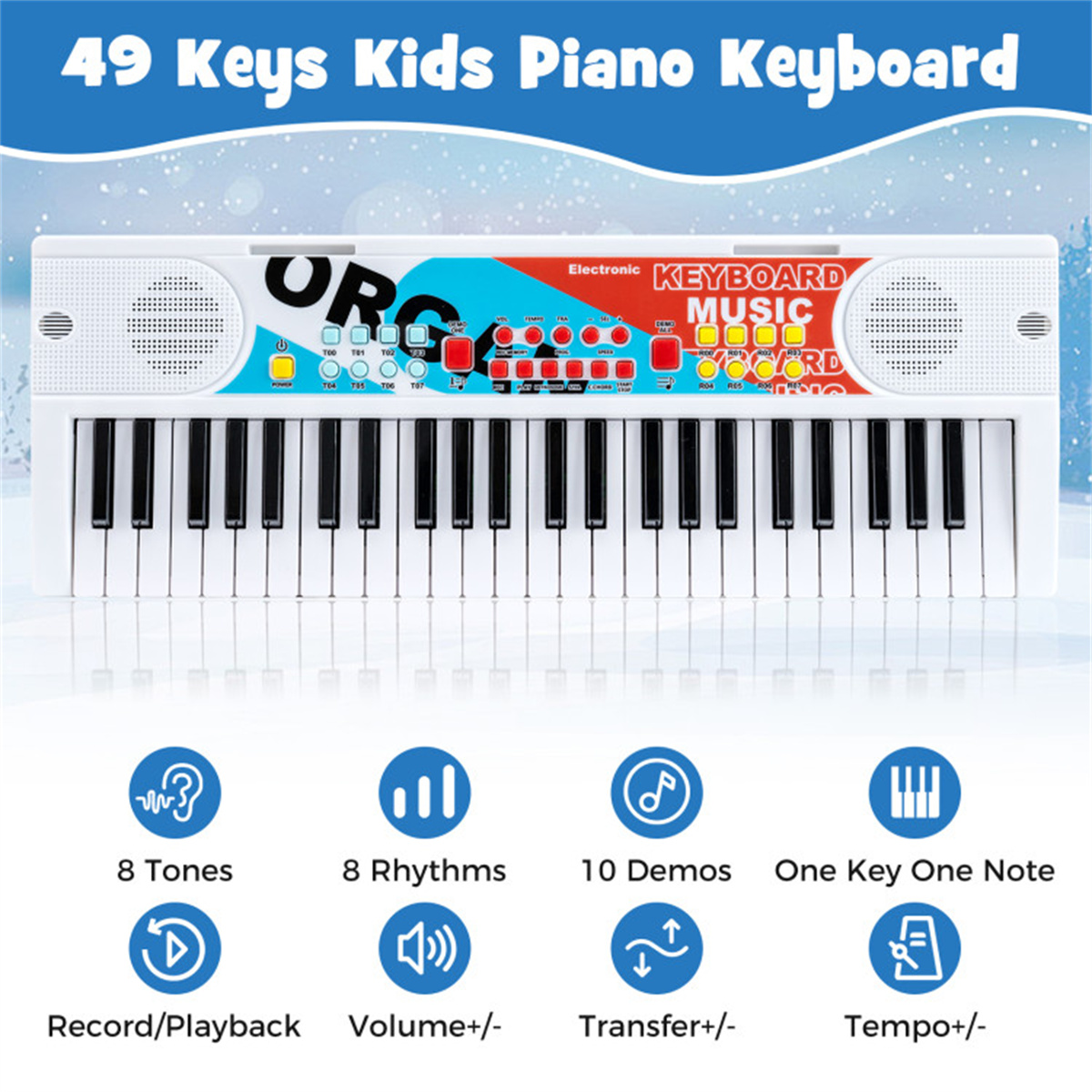 49 Tombol Keyboard Elektronik  - Kids Education Toys ulasan dan harga