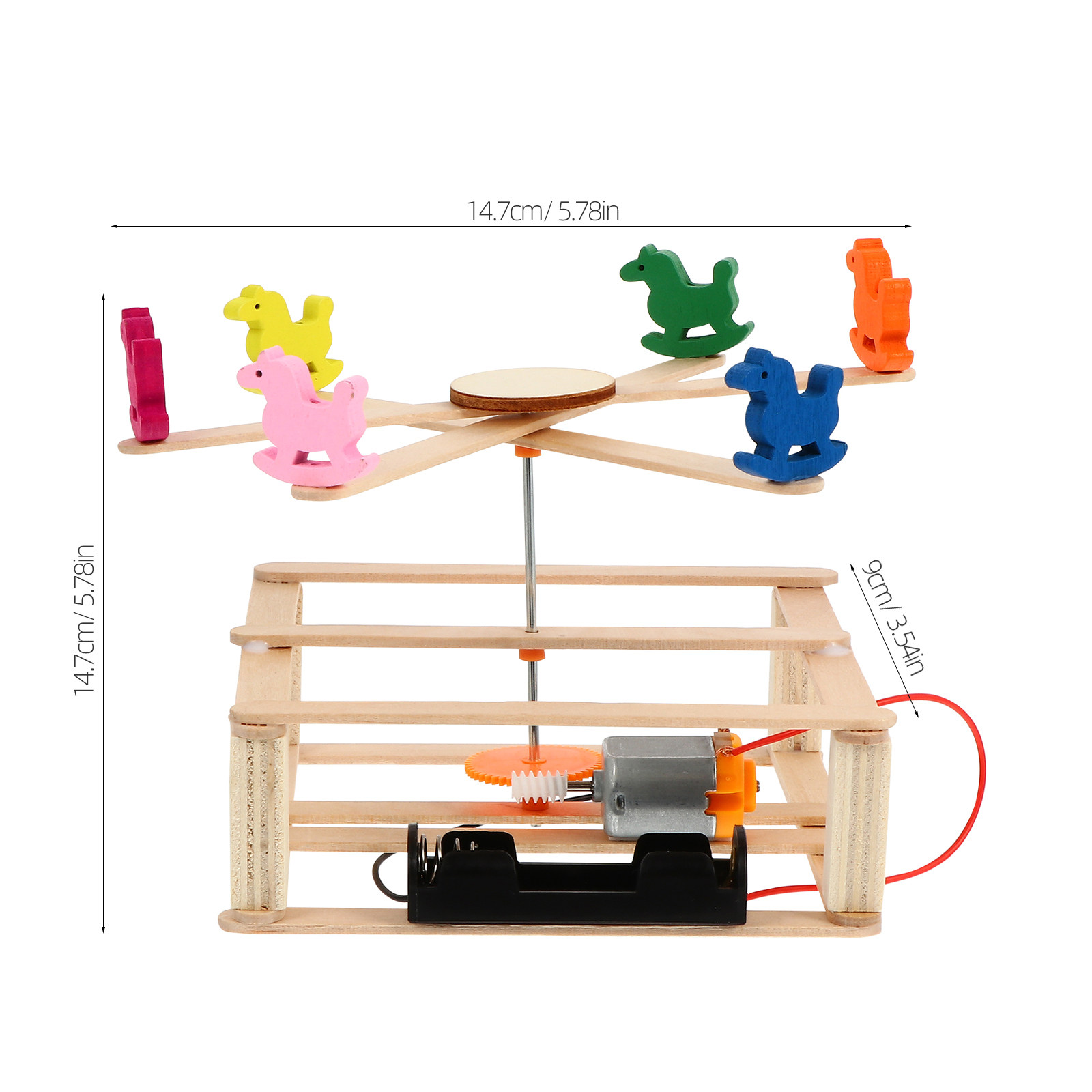 1Set Kit Perakitan Merry-Go-Ro - Kids Education Material ulasan dan harga