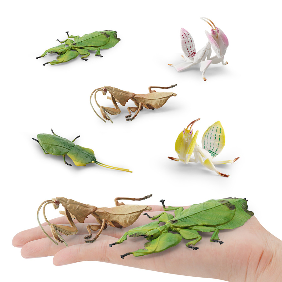 Model Figur Serangga Daun Raks - Kids Education Product ulasan dan harga